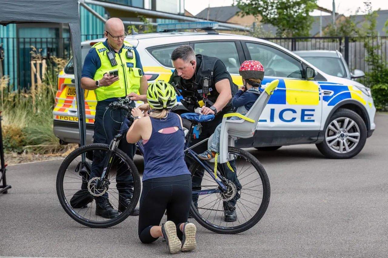 Wintringham on Wheels Police helping with Bike
