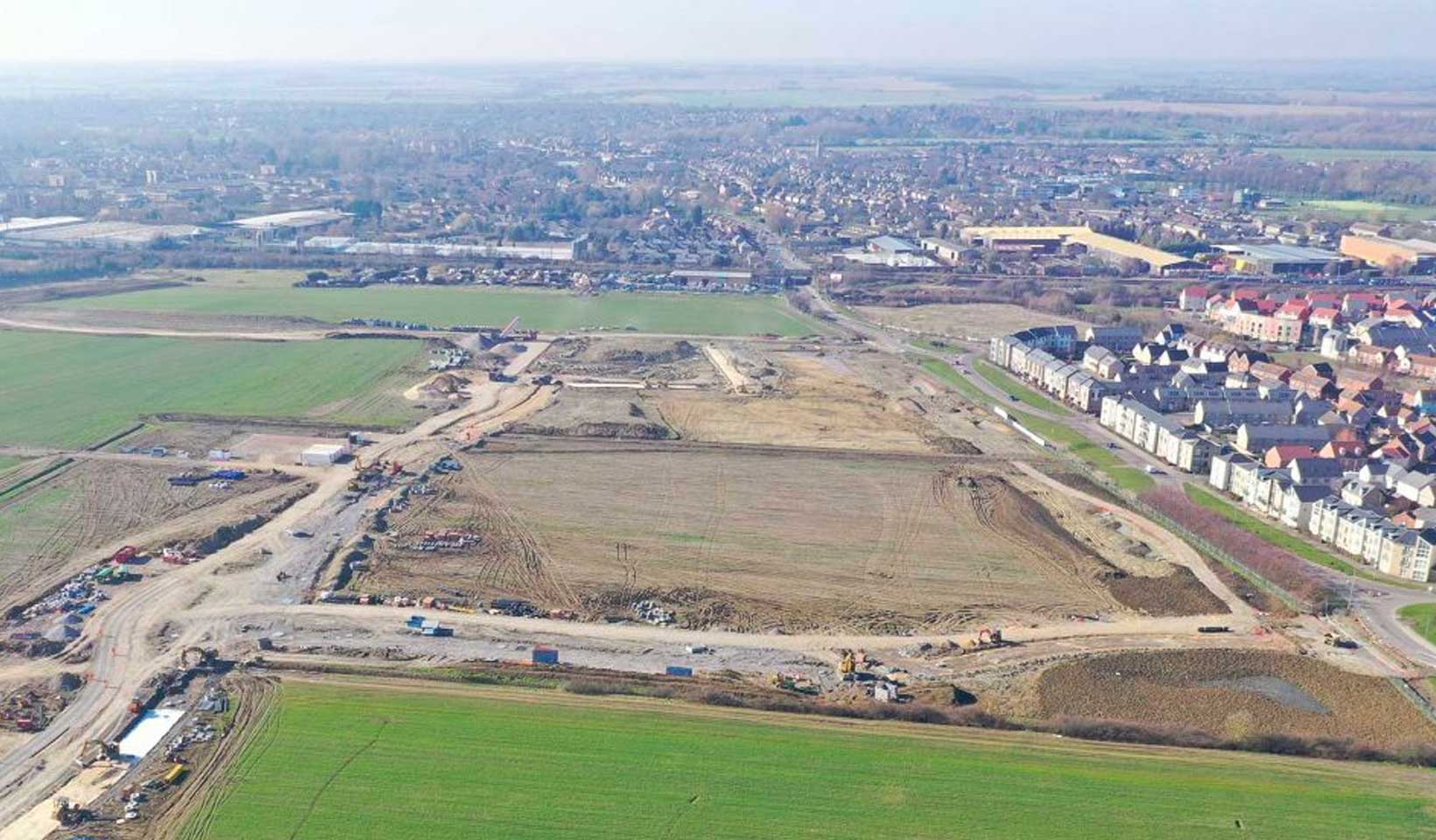 Featured image for “Road works required for next stage of utility protection and provision for St Neots East”